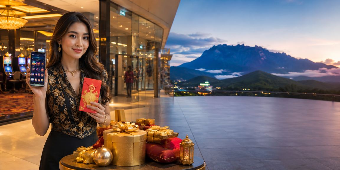 Pemain dari Sabah menggunakan bonus sampul merah semasa perayaan untuk kasino dalam talian